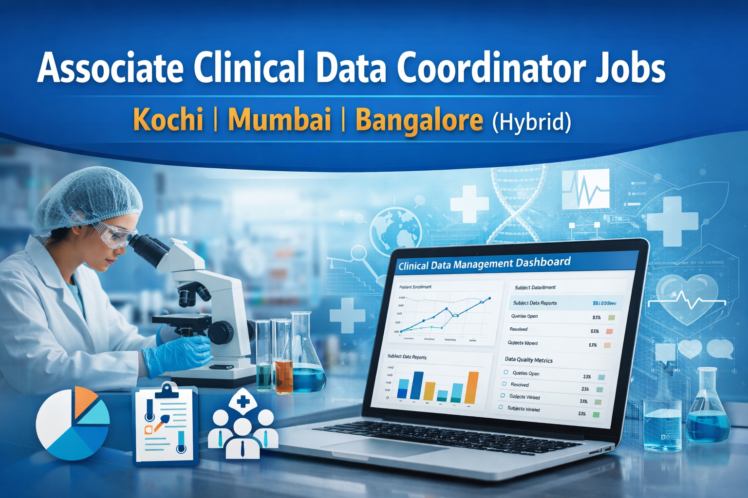 Associate Clinical Data Coordinator Job Opportunity – Kochi, Mumbai & Bangalore (Hybrid)