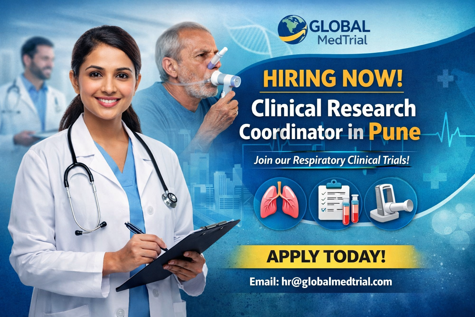 Advance Your Career in Clinical Research: Global MedTrial is Hiring a CRC in Pune!