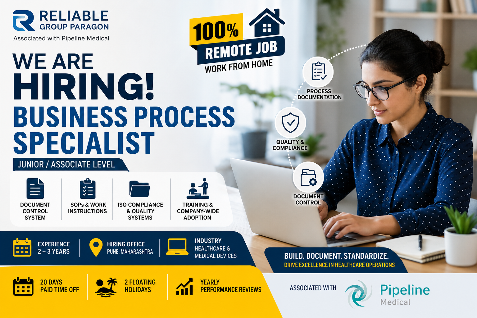 Reliable Group Paragon Recruitment 2026 Business Process Specialist Remote Work From Home Job